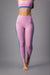 High Waist Comfy Stripe Pink - leggings deportivos